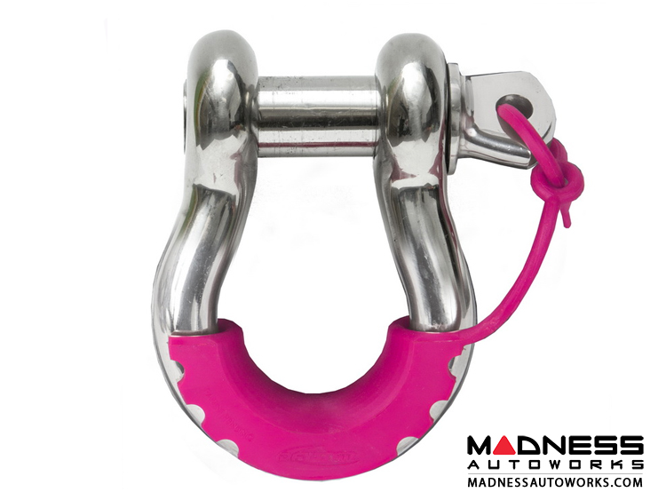 Jeep Wrangler JL Locking D-Ring Isolator - Fluorescent Pink